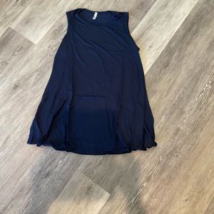 Navy blue mini dress